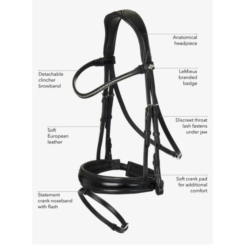 Kudos Dressage Classic Bridle - Le Mieux