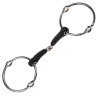 Rubber snaffle jointed gag bit - Abbey